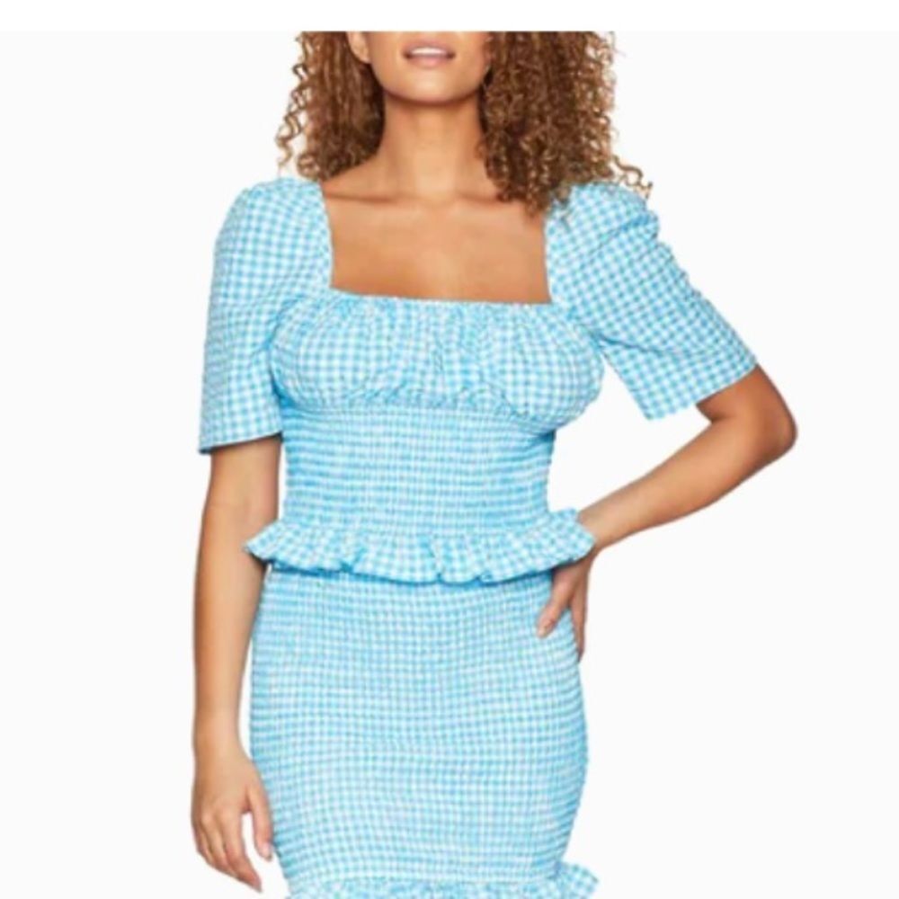 BCBGENERATION Gingham Top